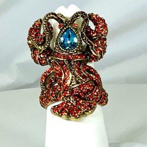 HEIDI DAUS MAINE LOBSTER RING - SIZE 8